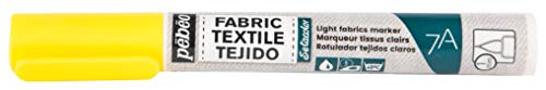 Pebeo 7A Light Yellow Fabric Marker - 1mm