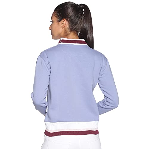 Image of Campus Sutra Cotton Women Crew Neck Sweatshirt