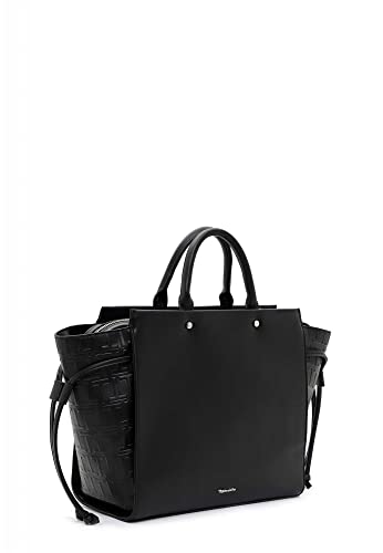 Tamaris Juliane Shopper Black - Sac épaule chic aux finitions soignées
