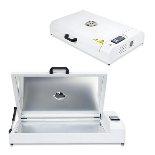 WTRYRN Horno de curado DTF Blanco de Doble Cara, secador de Alto Rendimiento, imágenes nítidas, Efecto de Transferencia Duradero, para Trabajos de curado de películas DTF en formatos A3+ y A4.