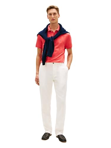 Image of Tommy Hilfiger Mens Short Sleeve Casual Polo Shirts in Regular Fit with Liquid Cotton