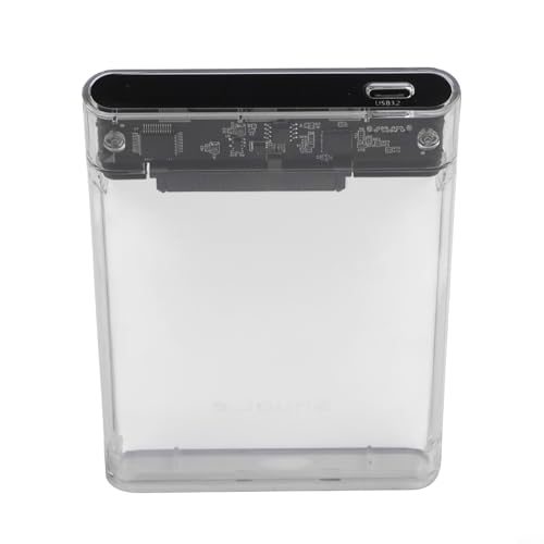 Tidgel Shuole - Caja de disco duro inteligente con pantalla HD, USB 3.2 5Gbps para SATA a USB para SSD HDD de 2.5 pulgadas de hasta 4 TB, sin herramientas (1)