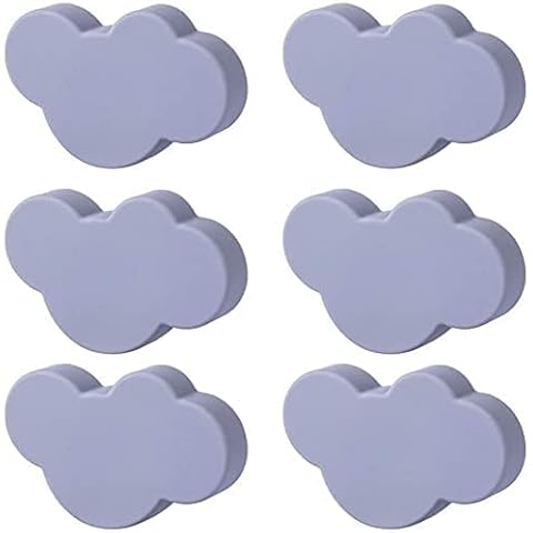 YILETKC Möbelknöpfe Kinderzimmer Set, 6er Set Cartoon Weiche Gummi Knöpfe für Kinder Mädchen Jungen Schrankgriff, Möbelknöpfe Schrankgriffe Türknöpfe Schrankknöpfe Griff Knopf Cover
