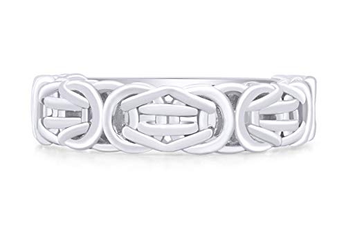 AFFY 14k Gold Over Sterling Silver Byzantine Ring Jewelry For Engagement Wedding Anniversary2