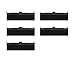 XA 5 Pcs Hard Drive Disk Cover HDD Caddy For Dell Latitude E6320 E6420 E6520 Black With Screws