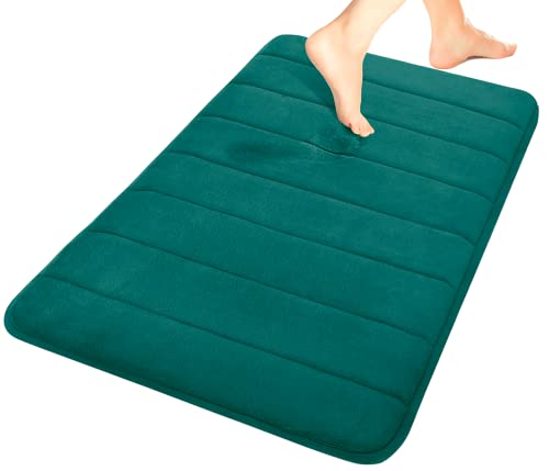 Edihome, Alfombra Baño, Alfombrilla Antideslizante, Suave, Absorbente, Lavable a Máquina, Gris, Beige y Azul, Tamaño S Y M...