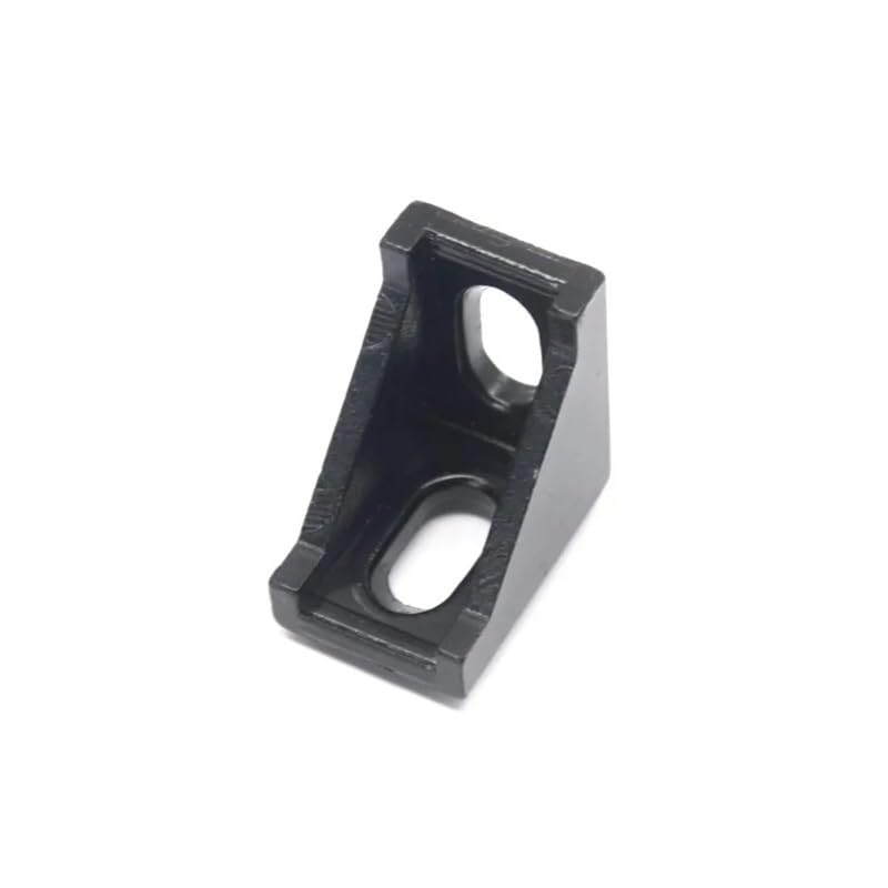 Aluminiowe złącze profilowe, 10 szt. 2080 wspornik narożny + 20 szt. 20 serii M5 nakrętki T-slot + 20 M5x8mm nasadka nasadki sześciokątnej (2028 srebrny-50)
