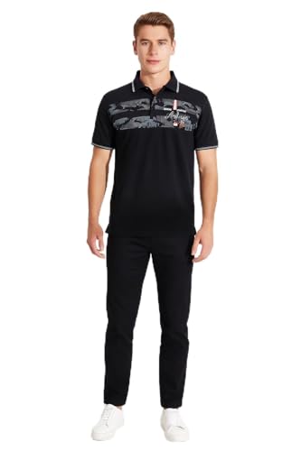 Image of Dollar Pack of 1 Men's Cotton Polo T-Shirt with Classic Collar