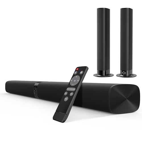 2.0CHテレビ用サウンドバー5.0 Bluetoothサウンドバー6EQモード Amazon.co.jp: MonoKi サウンドバー 2 in 1着脱式デザイン