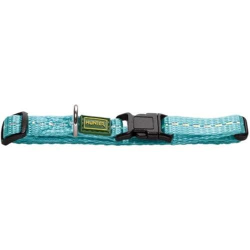 HUNTER TRIPOLI VARIO BASIC Hundehalsung, Hundehalsband, Nylon, reflektierend, Klickverschluss, XS-S, hellrosa