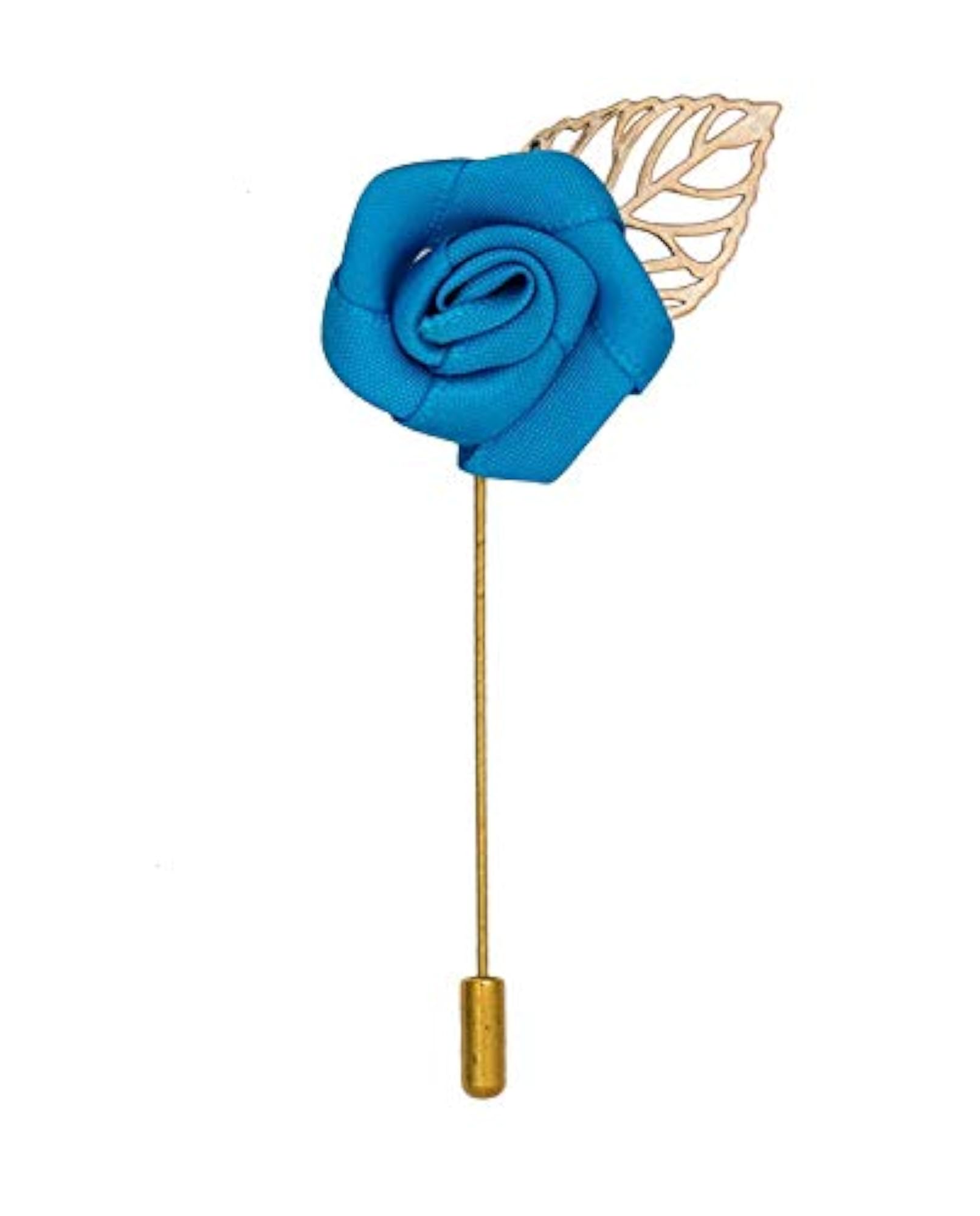 Multicolored Rose Brooch Lapel Pin for Men, Pack of 5