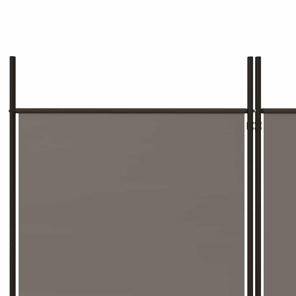 Paravent brise-vue en tissu anthracite 300 x 200 cm, pliable, autonome, opaque, idéal pour salon, chambre à coucher, bureau, balcon, jardin, intérieur et extérieur, protection acoustique