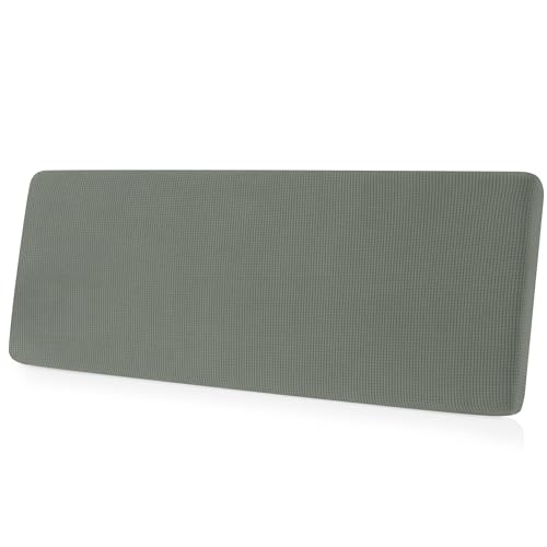 Image of CHUN YI Stretch Loveseat Couch Cushion Cover Suitable for 2 Settee, Sofa Seat Slipcover with Spandex Jacquard Fabric(Medium,Dove Grey)