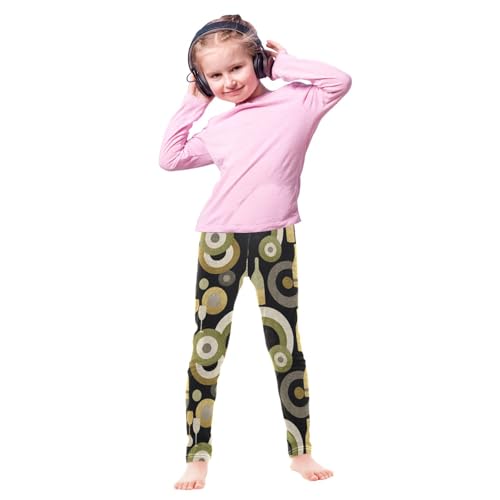 Girls Leggings Comfortable,Casual Stretch Pants,Kids Toddlers Tights Trousers for Dance Yoga Workout Size 4-104