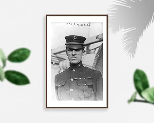INFINITE PHOTOGRAPHS Photo: Major Smedley D. Butler,USMC Uniform,1910,S. M. Butler