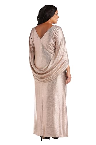 Image of R&M Richards Women's Aurelia Metallic Gown