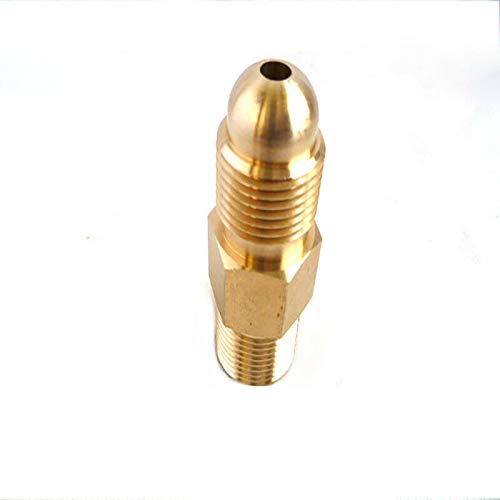 Adaptador de CO2 BE-TOOL G5/8, convertidor de cilindro de gas, adaptador de argón de latón para regulador de CO2 (2 unidades)