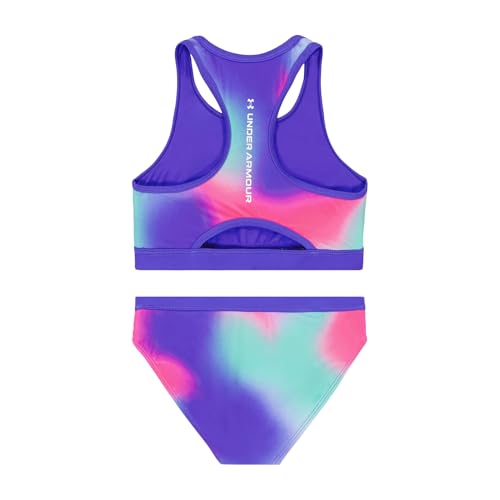 Image of Under Armour Girls' Two Piece Bikini Swimsuit, UPF 50+ Sun Protection, Quick Drying Bathing Suit