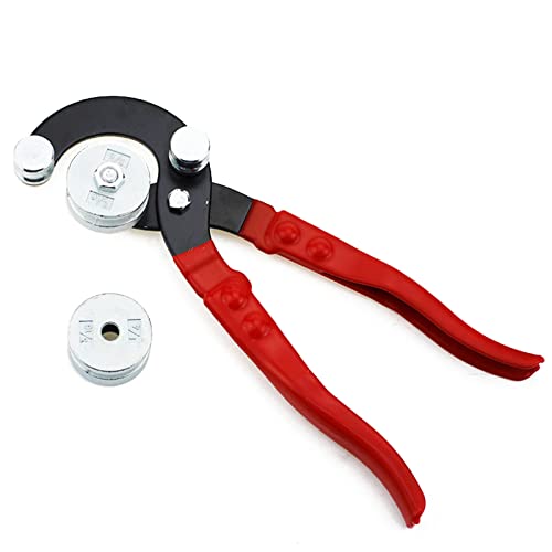BOLOUY Professional Tube Bending Pliers Bends Brass Steel & Aluminum Brake Lines of Diameters 5/16