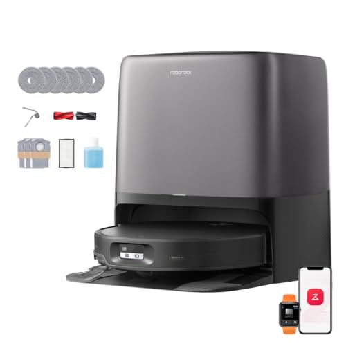 roborock Saros 20 Neo Robot Aspirapolvere Lavapavimenti con LDS Retrattile | 7,95cm, 36.000Pa, Supera Ostacoli da 8,8cm, Anti-Groviglio, Evita Oltre 300 Oggetti, Lavaggio Mocio con Acqua a 100°C, Nero