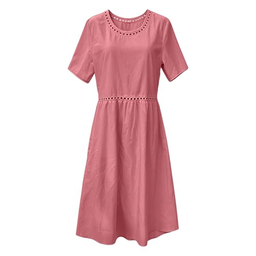 Robe décontractée grande taille longue et légère col V