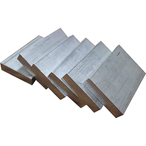 Placa de metal de bloque de aleación de aluminio plano de 8-35 mm de espesor, sólida, for materiales de bricolaje CNC, longitud de 200 mm.(10x100x200mm)