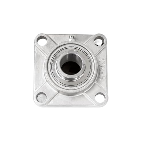 1pcs P5 440 Stainless Steel Outer Spherical Bearing with Housing Seat SUCF201-SUCF218 Insert Bearings Bearings(SUCF201 P5)