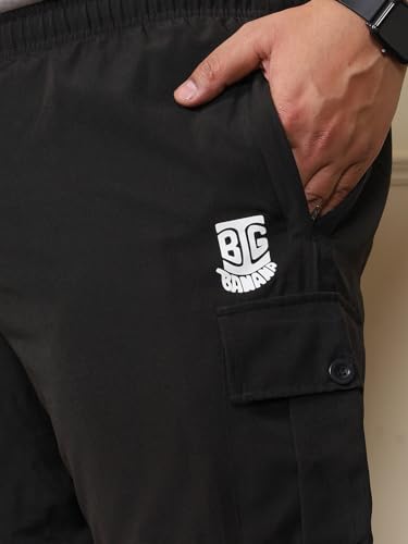 Image of Bigbanana Plus Size Men's Regular Fit Solid Shorts