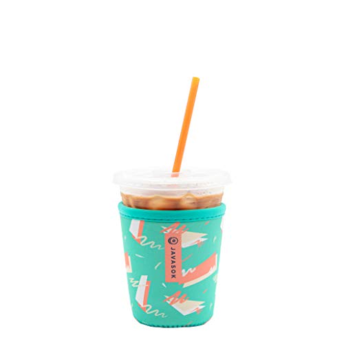 Java Sok Reusable Iced Coffee Cup Insulator Sleeve for Cold Beverages and Neoprene Holder for Starbu - //coolthings.us