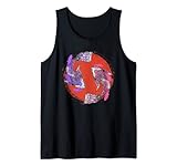 yin yang cultura giapponese taisho sanke pesce stagno koi carp canotta