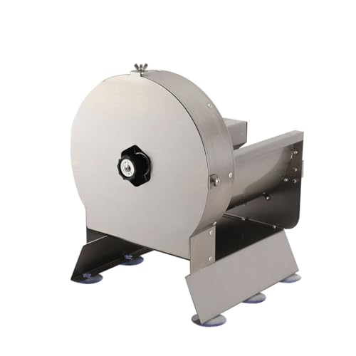 Cozyel Commercial Vegetable Slicer - 0-10mm Adjustable Thickness for Onion, Potato Chips, Sweet Potato, Tomato - Electric Manual Cabbage Shredder Machine for Fruits and Vegetables, Stainless Steel