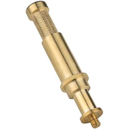 Image of Kupo Double-Ended Spigot Brass Adapter with 5 /8 inch Baby Pin and 1 /4 inch-20 Thread for Camera and Accessory Mounting (KG090912)