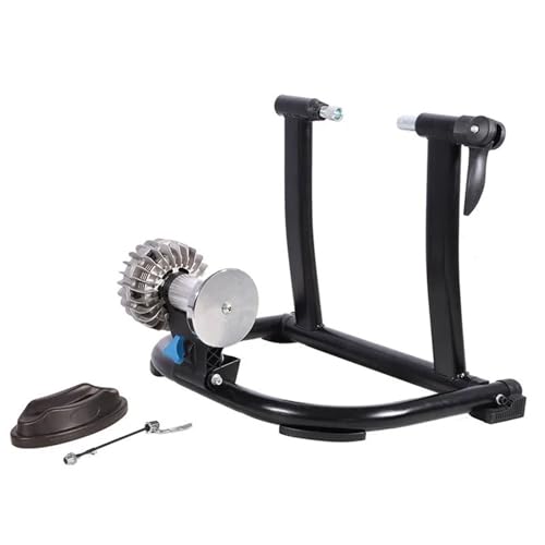Indoor Bike Trainer, Fluid & Magnetic Resistance Home Fitness Equipment for 24-29' & 700C Wheel Size