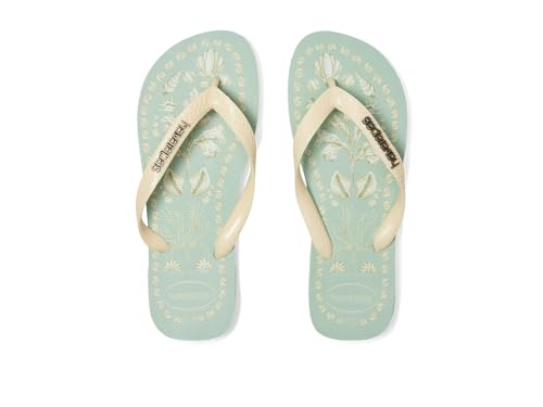 Image of Havaianas Women's Slim Logo Metallic Flip Flops