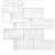 Avant Decor | Peel and Stick Backsplash Tiles for Kitchen and Bathroom | Thick PVC | 3D Gel Medium Subway Tiles | 5” x 5” | Sample Cut Tile
