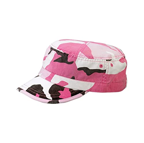 Image of The Vintage Year Heavy Stitching Washed Cotton Cadet Hat - Durable Military Baseball Cap for Men & Women, Outdoor Casual Wear