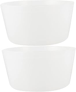 Yardwe 2pcs Sauna Bucket Liner Pedicure Stand Bath Tub Accessory Pedicure Liners Plastic Sauna Bucket Liner Bathing Liner Reusable Bucket Liner Bathing Bucket Insert Unique Barrel Liner