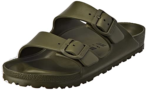 Image of birkenstock Arizona Eva Mules /Clogs Men Black Mules Shoes, Green, 8 US