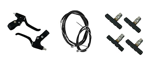 Image of ShreNik Cycle Brake Clutch Wire Pad Combo for V Brakes Power Brakes Bicycle Senior MTB Bikes (Clutch-Wire-Pad Combo)