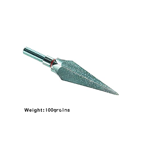 Wisdom Hunting Broadheads 150 Grains One Piece Broadhead Archery Target Tip Arrowheads Archery Field Points 12Pcs And 1Pcs Broadhead Box 150 Grains Broadheads Green #TOP3