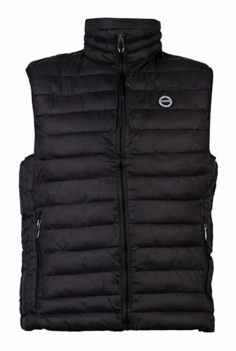 Enrico Coveri Gilet Uomo 110 GRAMMI - Giubbotto Smanicato - PIUMINO SMANICATO UOMO 4 STAGIONI Lars (NERO LAN, XXL)