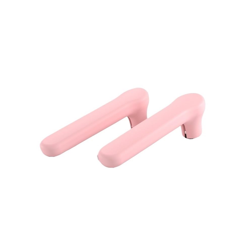 TIANSHENGQI 2PCS Handle Sleeve Living Room Anti-Collision Static-Free Wall Protector Door Knob Cover Silicone(Pink)
