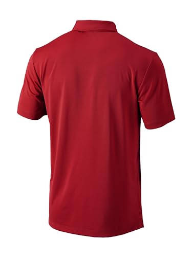 Columbia Univ of Nebraska Cornhuskers Golf Men's Lightweight Casual Golf Polo2