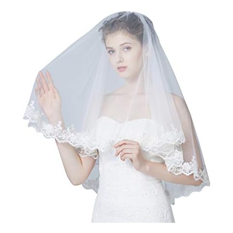 BEAUTELICATE Voile De Mariage Ivoire Cover