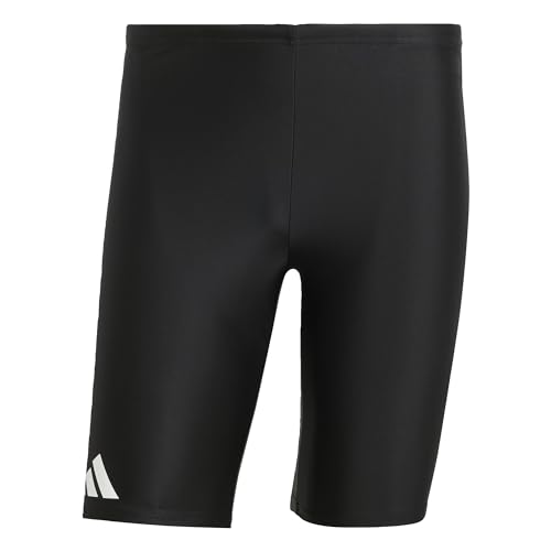 adidas Herren 3 Stripes Swim Jammers 8 INCH, Black/White, M