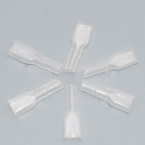 Davitu Cables, Adapters & Sockets - shhworldsea copper and cover 4.8mm male female Crimp Terminal Spade Connector thickness car socket - (Color Name: 2000male)