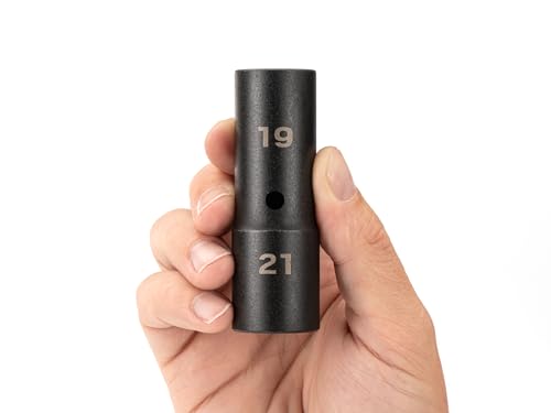 Image of TEKTON 1 /2 Inch Drive 19 x 21 mm Impact Flip Socket | SIF21921