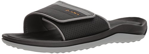 Rider Men's Dunas Evolution II Slide Sandal, Black/Grey, 13 Medium US ...