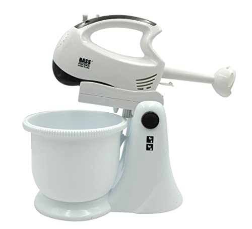 BASS POLSKA Küchenmaschine mit Schüssel und Stabmixer 700 , 5 Geschwindigkeiten, Küchenhelfer, aus Edelstahl… – Bild 5