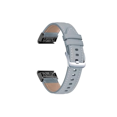 [PLYYQZM] �ɍ��� Garmin Fenix 7X 7 6X Pro 5X Plus/Instinct/Epix�x���g�ɓK����22mm 26mm���U�[�x���g(Gray(Silver buckle),26mm)